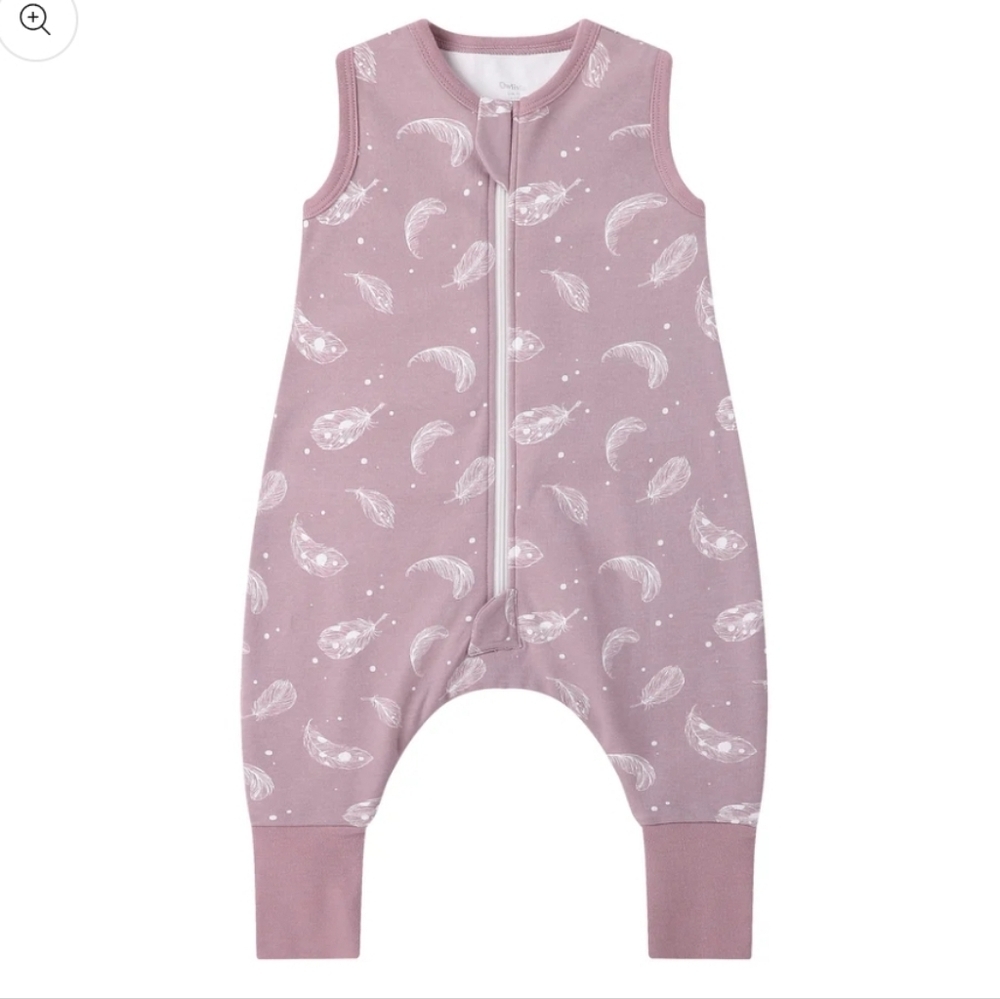 ✨5 For $50 Owlivia Tog Sleeping Bag Feather Mauve 1.0 Tog‎ 18month